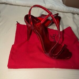 Christian Louboutin Shiny Red Heels